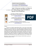 Comparative Study of Gaussian and Box-Car Filter of L-Band SIR-C Data Image Using Pol-SAR For Speckle Noise Reduction