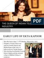 Ekta Kapoor: The Queen of Indian Television Industry