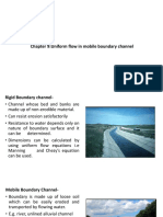 Chapter 9:uniform Flow in Mobile Boundary Channel