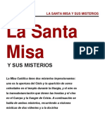 La Santa Misa y Sus Misterios