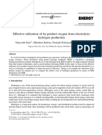 Effective Utilization of By-Product Oxygen From Electrolysis Hydrogen Production