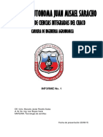 Facultad de Ciencias Integradas Del Chaco: Universidad Autonoma Juan Misael Saracho