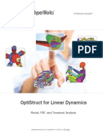 Optistruct For Linear Dynamics: Modal, FRF, and Transient Analysis