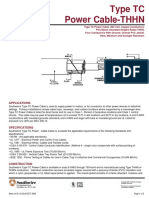 Type TC Power Cable-THHN: Applications