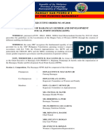 Barangay San Pedro # 1 Office of The Punong Barangay: Executive Order No. 05-2018