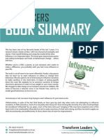 Influencers Book Summary