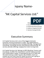 Company Name-"AK Capital Services LTD.": Group Members