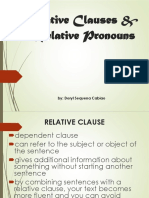 Relative Clauses