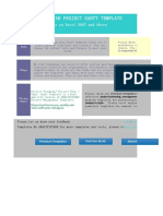 Project Plan Excel Template