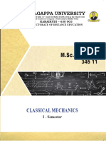 M - SC - Physics - 345 11 - Classical Mechanics