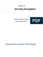 Unit-2-Symmetric Key Techniques (Part-1)