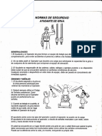 Normas de Seguridad para Ayudantes de Gruas - PDF Versión 1 PDF