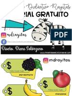 La Tiendita - Frutas y Verduras - Precios Editables PDF