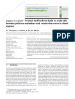 Impact of Fischer Etropsch and Biodiesel Fuels On Trade-Offs Between Pollutant Emissions and Combustion Noise in Diesel Engines