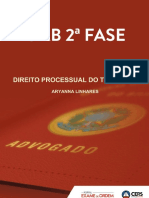 Aula 10 - Resolução Do Segundo Exercício de Recurso Ordinário - Aryanna Linhares