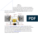 Unit-V DC Motor