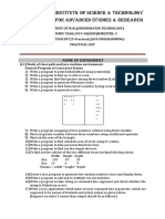 Lab Manual Java Programming