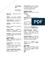 Chapter 1: Matter - Its Properties and Measurement