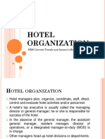 Hotel Organization: HR8 Current Trends and Issues in Hospitality Industry