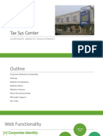 Tax Sys Center: Corporate Website Development