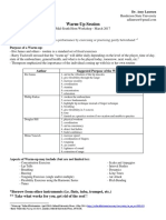 Warm Up Packet Horn Workshop PDF