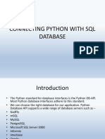 Python To MySql Connection