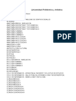 Plan de Estudios Medicina