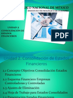 UNIDAD 2 Consolidacion de Estados Financieros