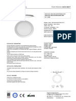 Aero Led Circular Empotrable 20w1316 Fichatecnica Web