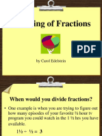 Fractions - Dividing Fractions