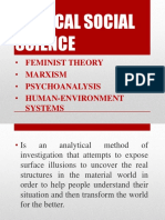 Critical Social Science