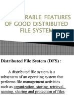 9.2 Desirable Features of Good Distributed File System