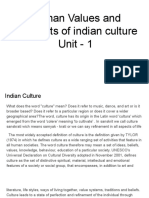 Human Values and Elements of Indian Culture Unit - 1