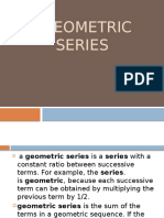 Geometric Series