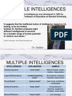 Multiple Intelligences Lecture