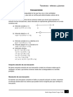 Teoría de Inecuaciones