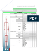 Hoja de Evaluacion de Postura