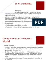 Components of A Business Model: Customer Value Proposition