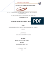 Norma Internacional de Contabilidad Del Sector Público Nicsp 1.