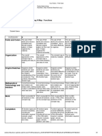 Your Rubric - Print View