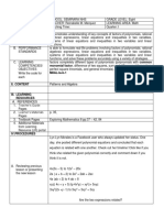 Lesson Plan in Mathematics 8 I. Objectives