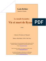 Brehier Vie Et Mort Byzance