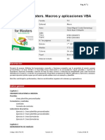 Excel For Masters. Macros y Aplicaciones VBA