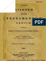 Koine Greek - Grec Ancient - N.T. - 1833 - Cura P Wilson