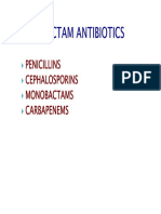 Beta Lactam Antibiotics