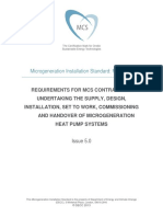 Microgeneration Installation Standard: MIS 3005: Requirements For Mcs Contractors