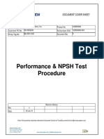 PKG 14 BA-3301 A-B Performance & NPSH Test