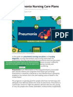 Pneumonia Nursing Care Plans - 10 Nursing Diagnosis - Nurseslabs