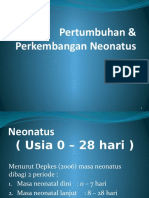 Pertumbuhan & Perkembangan Neonatus