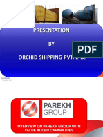 Orchid Shipping PPT (Parekh Group) PDF